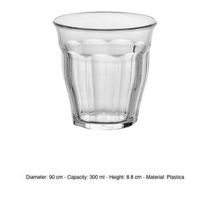 Coste Plastic Glass San 30 cl M1934 H 8.8 cm Ø 9 cm - Product Image 3