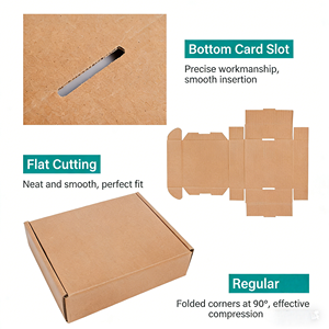 로고 맞춤 제작 가능한 3중 골판지 비행기 모양 상자 (소매용 선물, 시계, 화장품 포장) - Product Image 3