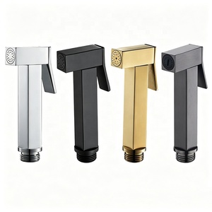 Pulvérisateur <span class=keywords><strong>de</strong></span> bidet mural carré moderne en zinc haute pression pour toilettes, pistolet <span class=keywords><strong>de</strong></span> pulvérisation Shattaf pour l'<span class=keywords><strong>hygiène</strong></span> personnelle - Product Image 6