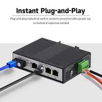 Seri Switch DIN-Rail Kelas Industri: Pilihan Port 5/8/10/16/24 dalam PoE+ Cepat & Gigabit Tersedia Switch Jaringan Tahan Suhu Luas