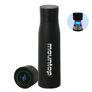 2025 Fabricante Top Seller Smart Uvc Light Botella de agua autolimpiante Pantalla de temperatura Botella de agua con recordatorio para beber - Product Image 1