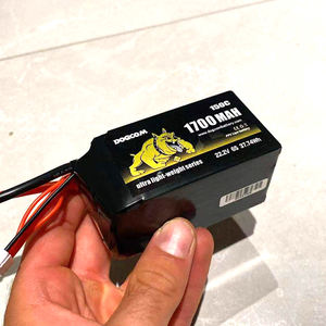 DOGCOM 超軽量シリーズ リポバッテリー 1700mAh 150C 6S 22.2V XT60 FPVドローン レーシング飛行用 - Product Image 3