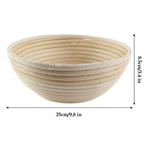 Racloir à Pâte Logo Gris Panier à Pain en Paille Banneton Riz Farine Formage Outils Cuisine Tranche German Petit Métal Bois Fibre - Product Image 5