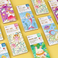 Carnet de dessin à la gouache activée par l'eau, bloc-notes de coloriage, carnet de croquis pour enfants, vente en gros d'usine, stock disponible