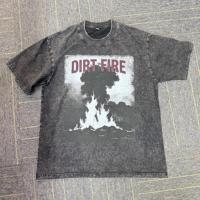 T-shirt personnalisé imprimé DTG pour homme, 100% coton, couleur unie, fournisseurs de t-shirts en coton, impression streetwear