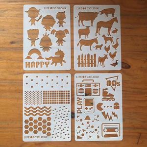 Plantilla de Plástico PP/PET con Grosor de 0.25 mm para Arte y Dibujo DIY - Diseño OEM Personalizado - Product Image 3