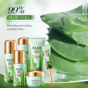 Producto de Belleza BIOAQUA OEM, Set de <span class=keywords><strong>Aloe</strong></span> <span class=keywords><strong>Vera</strong></span> Calmante, Clarificante, Hidratante y Reparador, Caja de Regalo con 6 Piezas para el Cuidado de la Piel - Product Image 4