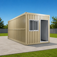 Maison conteneur moderne pliable en X de 20 pieds, personnalisable et portable