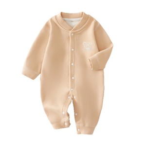 Body de bebé de manga larga de algodón cálido, traje Unisex de otoño e invierno, mono de punto suave para bebés, ropa para recién nacidos - Product Image 5