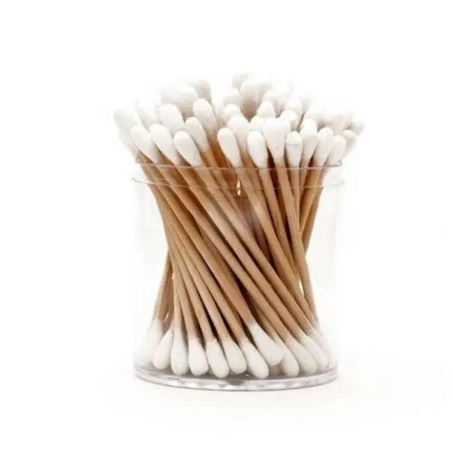 Cotton Buds Wholesale Disposable Eco-Friendly Natural Cotton Swab Paper Stick Cotton Ear Buds