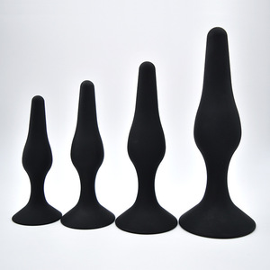 Set di 4 Plug Anali in Silicone per Donna Misure S M L XL, Giocattoli per Adulti - Product Image 2