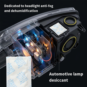 Sac anti-buée professionnel pour phares <span class=keywords><strong>de</strong></span> voiture, résistant à la chaleur, avec déshydratant au <span class=keywords><strong>chlorure</strong></span> <span class=keywords><strong>de</strong></span> <span class=keywords><strong>magnésium</strong></span> pour lampes LED automobiles - Product Image 4