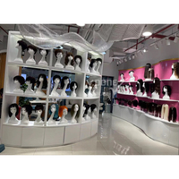 Vitrine moderne pour magasin de perruques, meuble de vitrine, support pour Extension de cheveux, étagère, meubles pour magasin