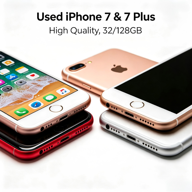 Original Used iPhone 7 7Plus Factory Unlocked 32GB 128GB Full Color High Quality Cheap Price