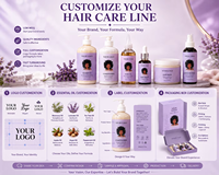 Kit de Soins Capillaires Chebe Marque Blanche : Shampooing, Après-Shampooing, Beurre, Spray, Huile, Sérum Chebe pour Cheveux Bouclés