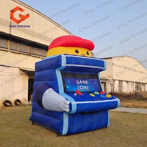 Consola de Juegos Inflable de Simulación Personalizada, Consola de Juegos Inflable Gigante de Alta Calidad con Globo - Product Image 4