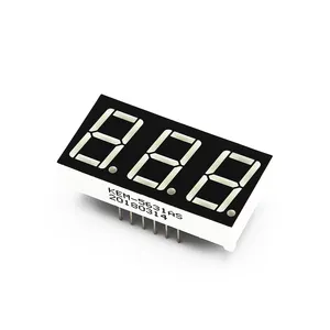 Triple Digit 7 Segment White Led Display 3 Digit 0.56 Inch 7 Segment Led Displays