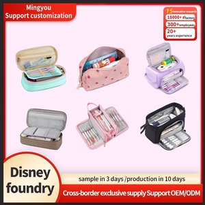 Kawaii Alpaca Mặt Mini Tai Bút Chì Trường Hợp Đầy Màu Sắc Pompom Điểm Nhấn Sherpa Lông Cừu Chất Liệu Mềm Mại Với Dây Kéo Hàng Đầu Cho Nghiên Cứu Trang Điểm - Product Image 2