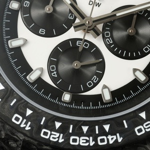 Đồng hồ <span class=keywords><strong>Skeleton</strong></span> cao cấp DIW, máy 4130, tự động cơ, vỏ sợi carbon镂空, dây đeo vải - Product Image 2