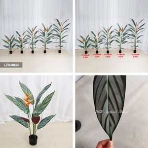 Artificial Flying Feather Bamboo Taro New Design Home Garden Living Room Decoration <b>Plastic</b> High Quality Indoor Decorative - Product Image 3