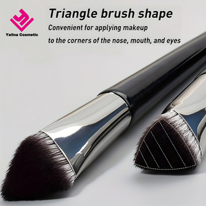 <span class=keywords><strong>Brocha</strong></span> <span class=keywords><strong>de</strong></span> <span class=keywords><strong>Maquillaje</strong></span> Suave en Forma <span class=keywords><strong>de</strong></span> Triángulo Negro <span class=keywords><strong>para</strong></span> Contorno e Iluminación, <span class=keywords><strong>Brocha</strong></span> Triangular Negra <span class=keywords><strong>para</strong></span> <span class=keywords><strong>Base</strong></span> <span class=keywords><strong>de</strong></span> <span class=keywords><strong>Maquillaje</strong></span> Impecable - Product Image 5