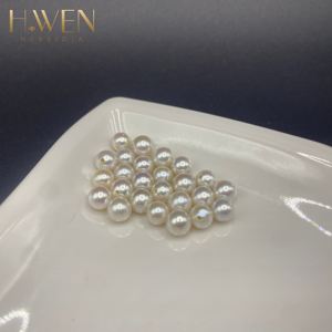 2-8mm White/Pink/<strong>Purple</strong> 3-5A Round <strong>Pearls</strong> - Natural <strong>Loose</strong> Beads Jewelry Wholesale - Product Image 3