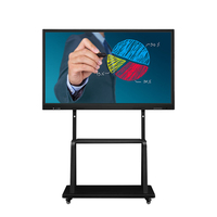 Tableau blanc interactif 4K de 65 pouces avec double système pour usage bureautique / salle de réunion