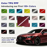 Pembungkus Mobil Merah Super Matte Perekat Sendiri Garansi 10 Tahun, Roll Pembungkus Mobil, Film Pembungkus Mobil TPU untuk Restyling Bodi Mobil