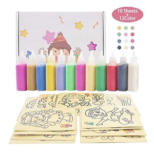 Juguetes de Pintura de Arena, Bloc de Dibujo Mágico para Rascar, Manualidades, Juguetes Educativos de Aprendizaje para Niños - Product Image 2