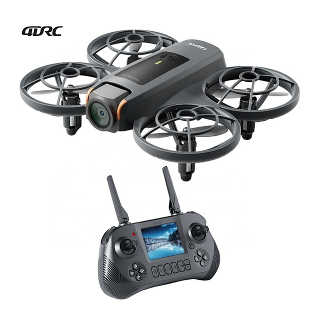 4DRC V53 RC Drone with LCD Screen Remote Controller 480P Camera WiFi FPV Foldable Mini Quadcopter Obstacle Avoidance Kids Toy