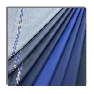 viscose/polyester TR 80/20 fabrics for clothing high quality men stripe fabrics Toyobo Fabric For Men Suit