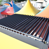 3x4m Pergola automatique Toit à persiennes Pergola à persiennes en aluminium Gazebo bioclimatique pour Garden Party Event
