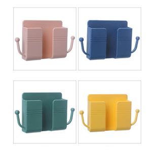 Support mural pour téléphone portable, boîte de rangement, crochet pour chargeur mural, support de charge pour câble, support multifonctionnel - Product Image 2