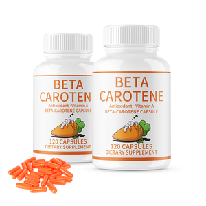 Integratori a base di erbe all'ingrosso 10% <span class=keywords><strong>Beta</strong></span>-<span class=keywords><strong>Carotene</strong></span> alla rinfusa provitamina a capsule ingredienti naturali per adulti non per le donne in gravidanza - Product Image 2