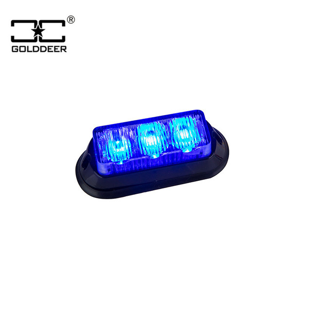 High Power 3W LED Waterproof Small Flash Motorcycle Led Strobe Light SL623