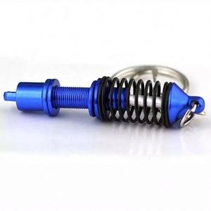 พวงกุญแจโช้คอัพสปริงสีดำแดงสำหรับอะไหล่รถยนต์ขายส่ง - Product Image 5
