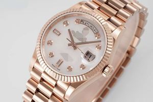 Best Seller High-end Mechanical Watch Fashionable and Simple <b>Digital</b> Stainless Dual <b>Calendar</b> Display 36mm Women's Watch - Product Image 3