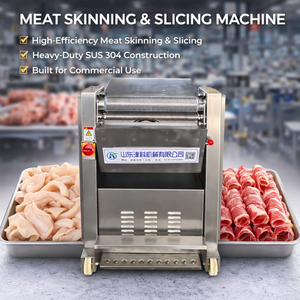 Máquina Peladora de Carne de Cerdo a <span class=keywords><strong>Precio</strong></span> de Fábrica, Removedor Automático de Piel de Cerdo, Separador de Piel de Carne de Acero Inoxidable para Pierna, Vientre y Grasa Dorsal de Cerdo - Product Image 1