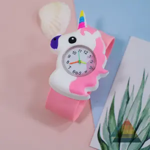 Baby Kids Watch 3D Cute Animal Cartoon Children Clock Kid birthday gifts Quartz Waterproof Student Silica gel Wrist Watches