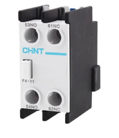 CHINT F4-40.31.22 Tête de temporisation pneumatique - Accessoire auxiliaire de temporisation de puissance, Relais temporisé de contact