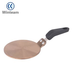 <span class=keywords><strong>Plaque</strong></span> diffuseur de chaleur avec poignée en bakélite et résistance à la température en or rose Cafetière à <span class=keywords><strong>induction</strong></span> en acier inoxydable - Product Image 4