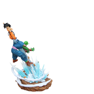 Vente en gros 21cm PVC <span class=keywords><strong>Dragon</strong></span> Balls Anime Modèle Ornements Nouveau Illuminé Piccolo Vs Goku Scène Modèle Jouet Décoration - Product Image 4