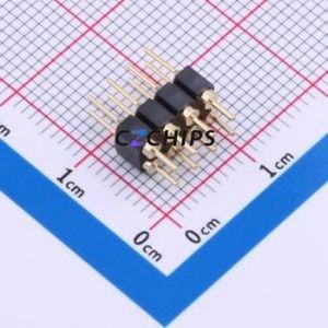 PZ254-2-04-Z-C Pin Header Through hole Component (THT),P=2.54mm Connector 2x4P 2.54mm 2.54mm Round Pin - Product Image 1