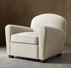 Fauteuil club en cuir <span class=keywords><strong>Garrick</strong></span> de style français, design OEM Sassanid - Product Image 2