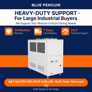 Enfriador Industrial de Agua de 20 HP, 50 KW, de Alta Capacidad, Refrigerado por Aire, con Control PLC para Impresión y Química - Product Image 6