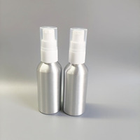 Bouteille en aluminium argentée vide de 150 ml pour le nettoyage du visage