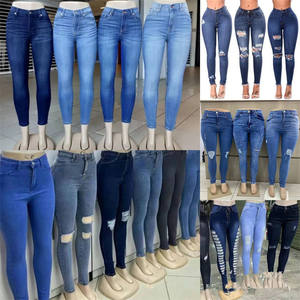 2025 moda mujer <span class=keywords><strong>alta</strong></span> <span class=keywords><strong>cintura</strong></span> Slim Fit <span class=keywords><strong>Jeans</strong></span> elástico Denim con borla cinturón vendaje <span class=keywords><strong>Push</strong></span> <span class=keywords><strong>up</strong></span> Tight Fit transpirable - Product Image 5