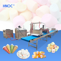 Mesin Pembuat Permen Kapas Marshmallow HNOC, Mesin Pengisi Marshmallow Sandwich Kecil, Harga