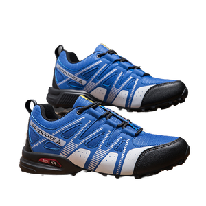 Zapatos de Senderismo para Hombre Solomon, Zapatillas Escocesas con Cordones, Zapatos Casuales Resistentes con Forro de Malla para Senderismo y Correr - Product Image 1