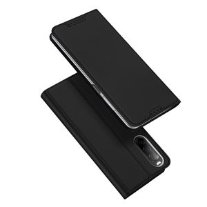Vente en gros pour Sony Xperia 10 V <span class=keywords><strong>DUX</strong></span> <span class=keywords><strong>DUCIS</strong></span> <span class=keywords><strong>Skin</strong></span> <span class=keywords><strong>Pro</strong></span> Series Flip Leather Phone Case(Black) - Product Image 1